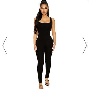 Naked Wardrobe- NW Jumpsuit in Black